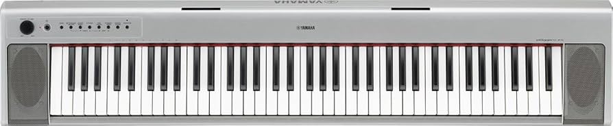 Amazon | YAMAHA 電子キーボード piaggero(ピアジェーロ) シルバー NP