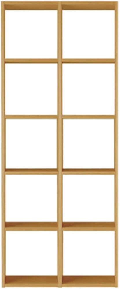 Amazon｜無印良品 スタッキングシェルフセット・5段・オーク材 幅82