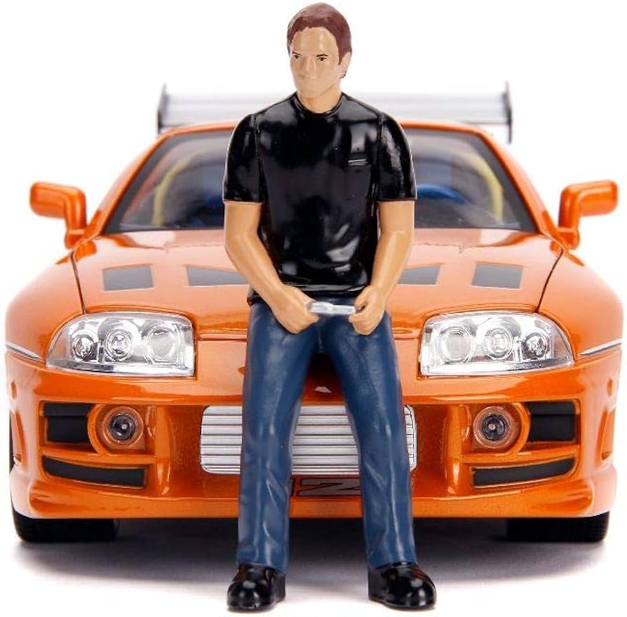 Amazon.com: Jada Fast & Furious 1:18 Toyota Supra Die-cast Car & 3