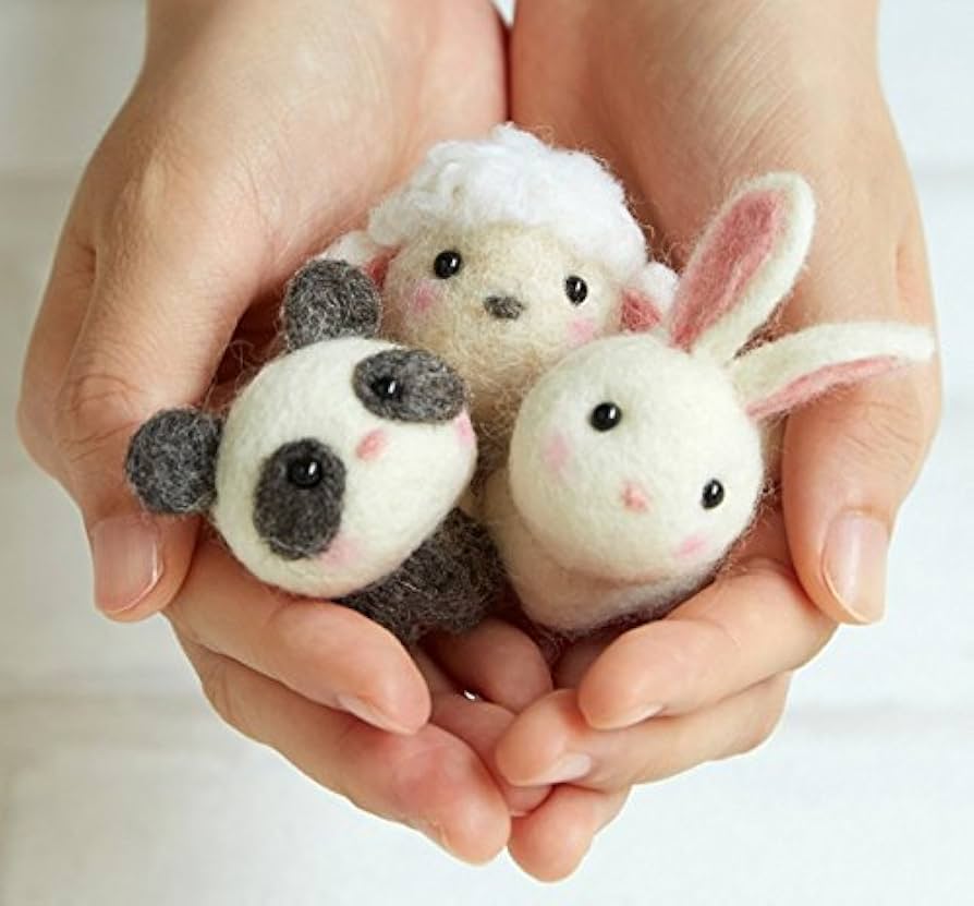 Amazon | スターターセット付き 動物のお友だち フェルトマスコット