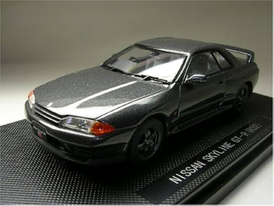 Amazon | エブロ 1/43 ニッサン スカイラインGT-R (R32) ガングレー