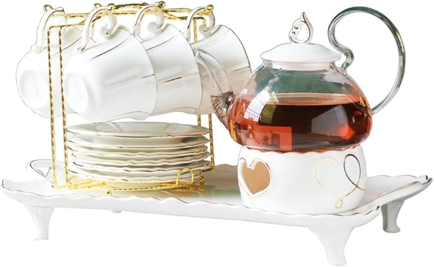 Amazon.co.jp: ティーセット コーヒーカップセット 紅茶ポット セット