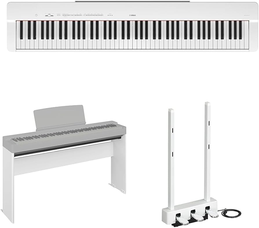 Amazon | 【セット買い】ヤマハ YAMAHA 電子ピアノ P-225WH Pシリーズ