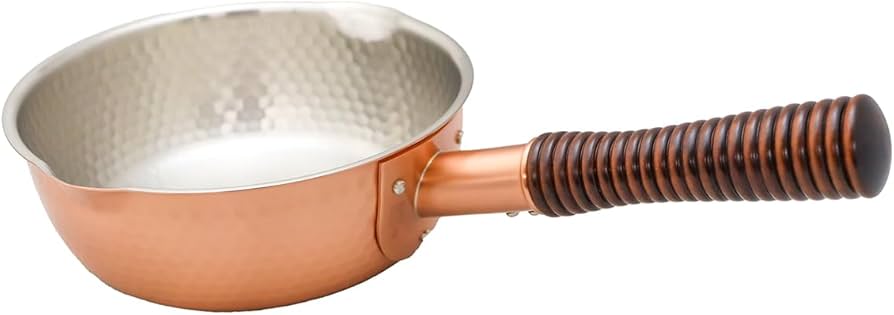 Amazon｜新光堂 日本製 純銅 雪平鍋 18㎝ 銅楽 まごころ伝心 ギフト