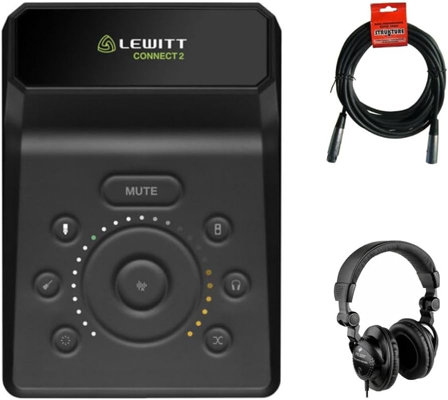 Amazon.com: Lewitt CONNECT 2 USB-C Audio Interface Bundle with