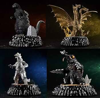 Amazon.co.jp: ゴジラ HG D+ ゴジラ05 全4種セット バンダイ : おもちゃ