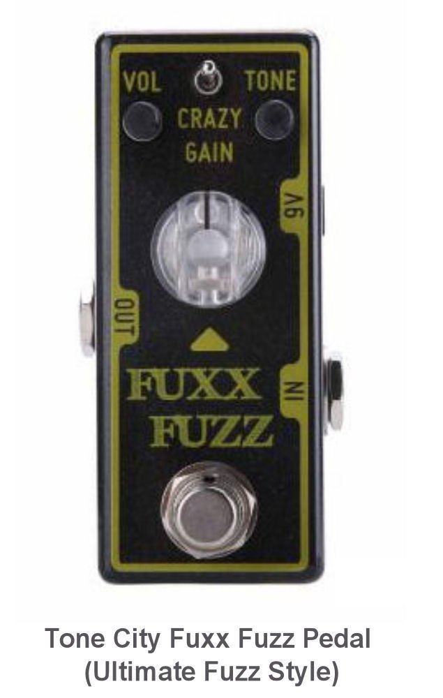Amazon.com: Tone City Fuxx Fuzz Octave Fuzz with toggle option