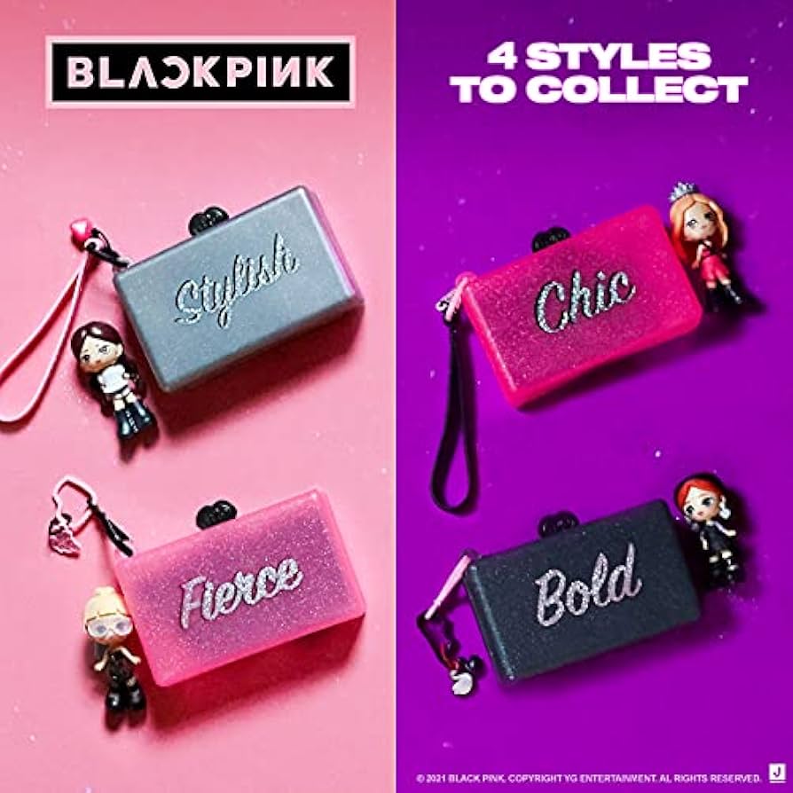 Amazon.com: BlackPink Sophisticated Superstars Clutch, Featuring 3