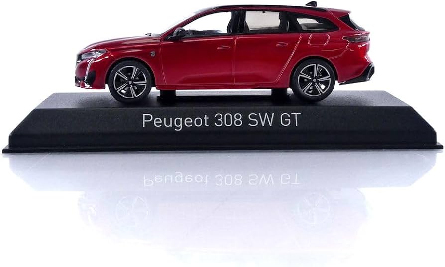 Amazon.co.jp: Noreb 1/43 Peugeot 308 SW GT 2021 Elixir Red