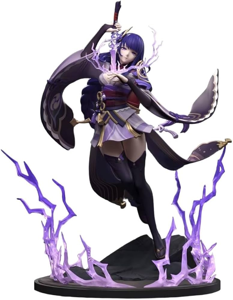 Amazon.co.jp: hiyanan 原神 稲妻 雷電将軍 フィギュア キャラクター