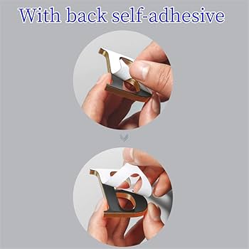 Amazon.com: 2.6Inch Soild Brass Sticker English Letters, Metal