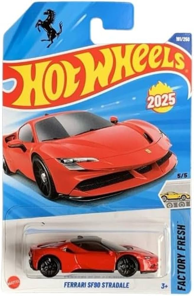 Amazon.com: Hot Wheels Ferrari SF90 Stradale [Red], Factory Fresh