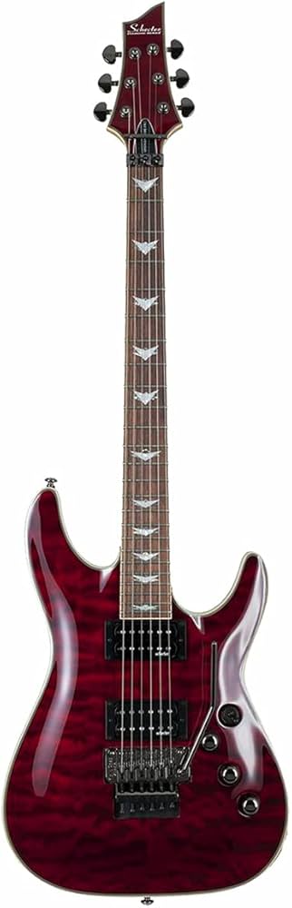 Amazon.com: Schecter Omen Extreme-6 Electric Guitar - Black Cherry