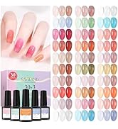 Amazon | Saviland ジェルネイルセット 33点 初心者 ベースコートと