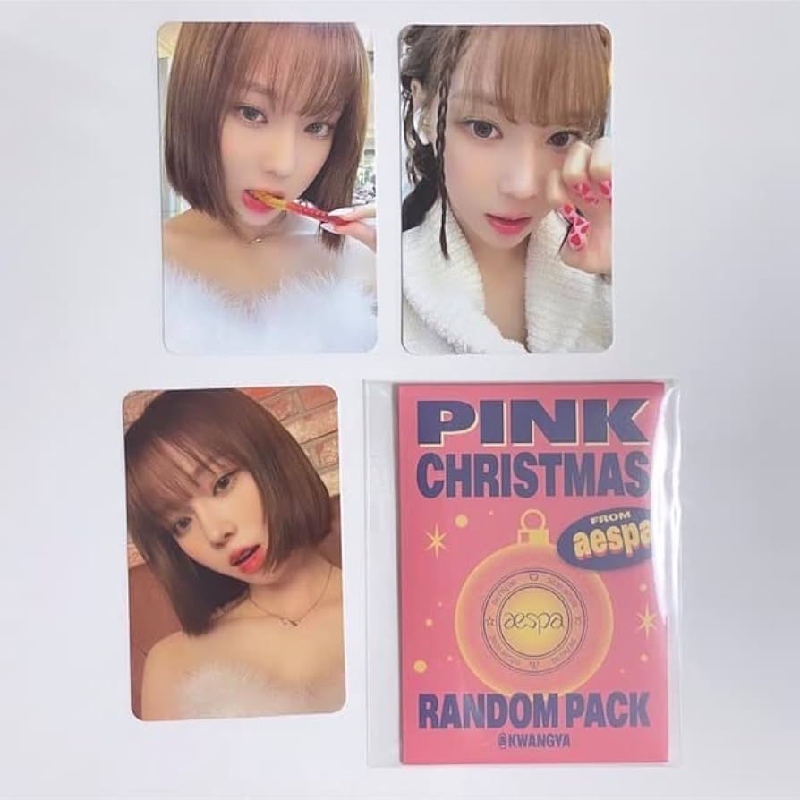 Amazon.co.jp: aespa PINK CHRISTMAS ピンク クリスマス トレカ