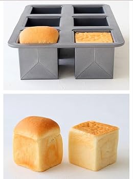 Amazon | キューブ型 蓋付き 60mm角 (6個取) ミニ食パン型 | ノー