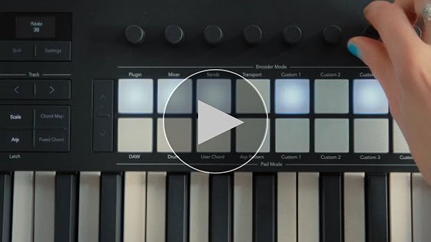 Novation Launchkey Mini 37 [MK4] — Portable 37 Mini-Key, USB, MIDI