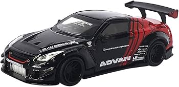 Amazon | MINI GT 1/64 LB☆WORKS ニッサン GT-R R35 タイプ2 リア