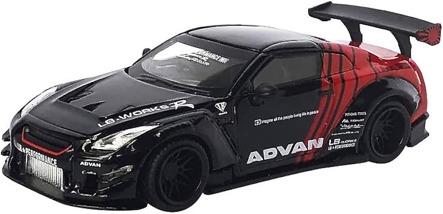 Amazon | MINI GT 1/64 LB☆WORKS ニッサン GT-R R35 タイプ2 リア