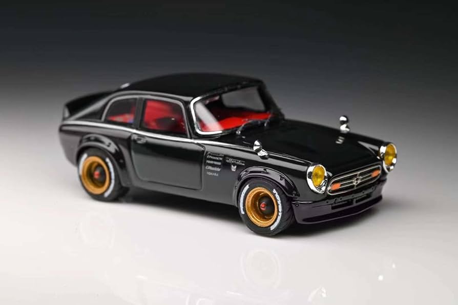 Amazon | 1/64 YTM ホンダ s800 黒 | プラモデル 通販