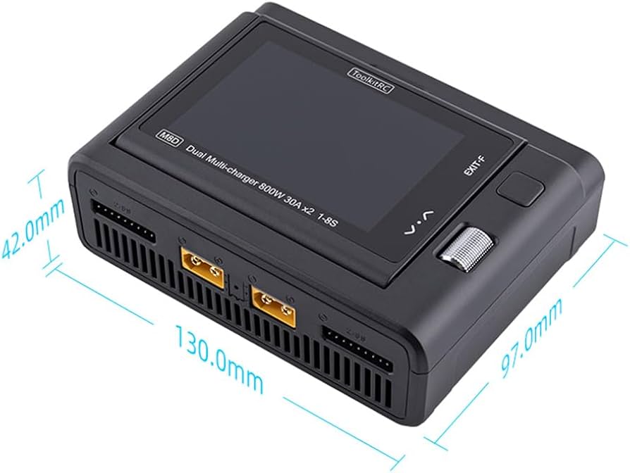 Amazon | XBERSTAR For ToolkitRC M8Dデュアルチャンネルバランス充電