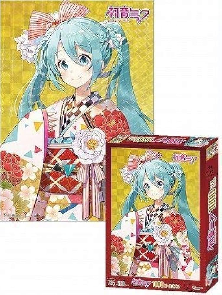 Amazon | 初音ミクホログラム1000ピースパズル単体イラストオンライン