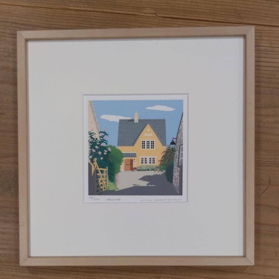Amazon.co.jp: 渡辺美香子 ウェルカム シルクスクリーン版画 : おもちゃ