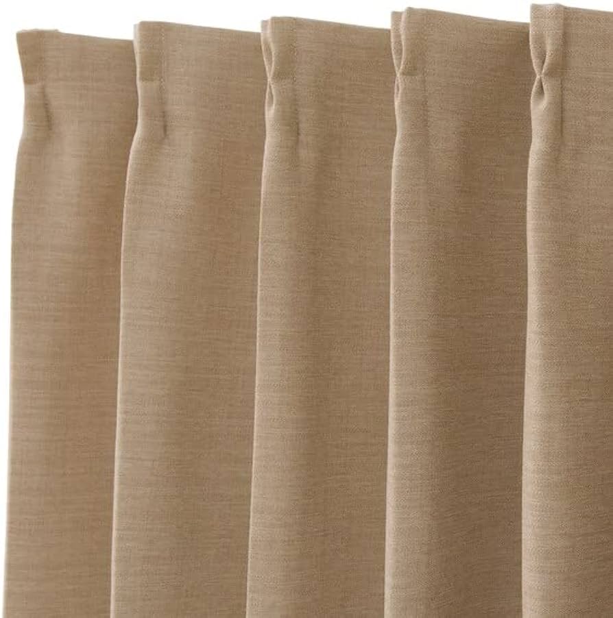 Amazon｜ニトリ(NITORI) 遮熱で省エネもできるカーテン 遮光2級・遮熱