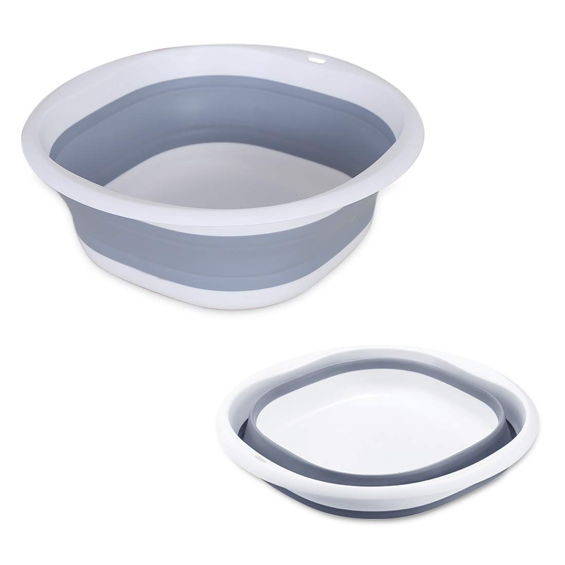 Amazon｜RULAYMAN 折りたたみ 洗面器 たらい 9L ソフト湯おけ シリコン