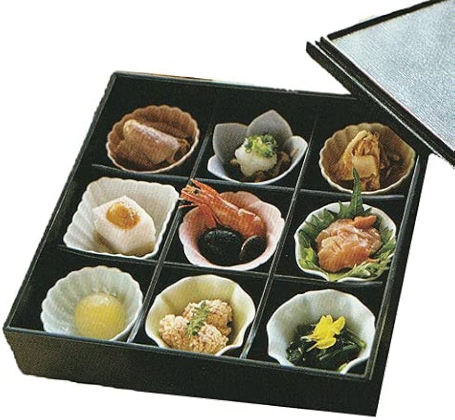 Amazon.co.jp: 松花堂 弁当 九つ仕切り 花セット(食材は含まれません