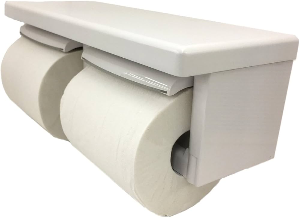 Amazon | TOTO 二連紙巻器 棚付き(木質) 樹脂製 ホワイト YH601FM#NW1