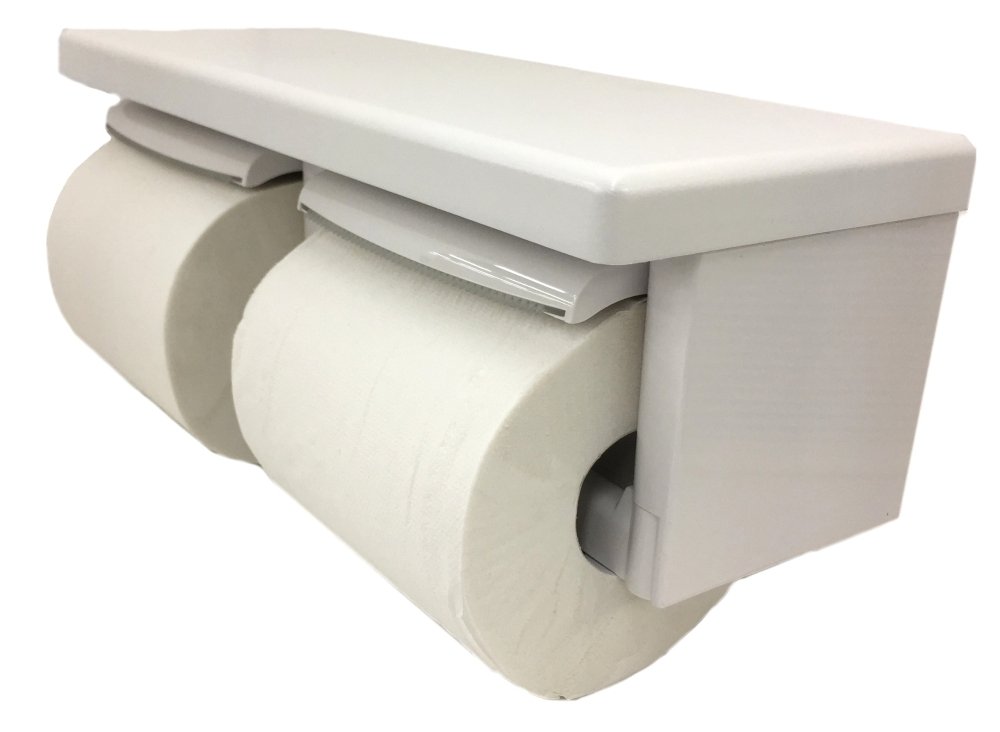 Amazon | TOTO 二連紙巻器 棚付き(木質) 樹脂製 ホワイト YH601FM#NW1