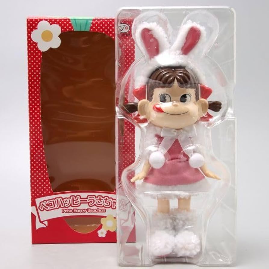 Amazon | Z187. 不二家 手足の動く ペコハッピーうさちゃん 着せ替え