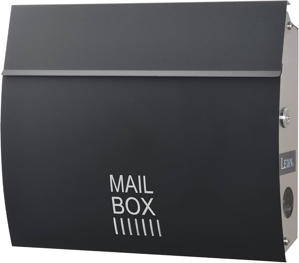 Amazon.co.jp: LEON (レオン) MB4801 郵便ポスト 壁掛けタイプ