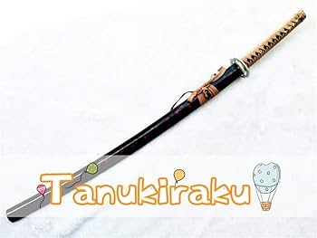 Amazon.co.jp: TanukiRaku COSPLAY用 木製作 打刀拵 汎用 模造刀 日本