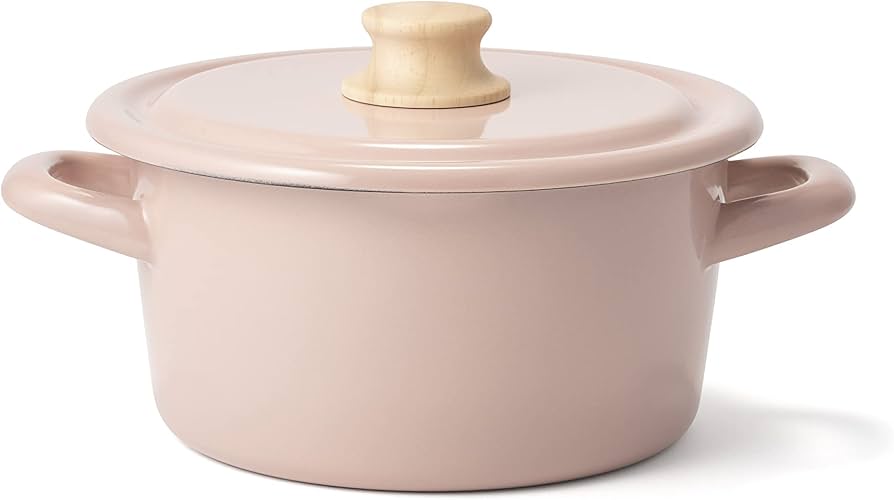 Amazon｜富士ホーロー 両手鍋 キャセロール IH対応 コットン シリーズ