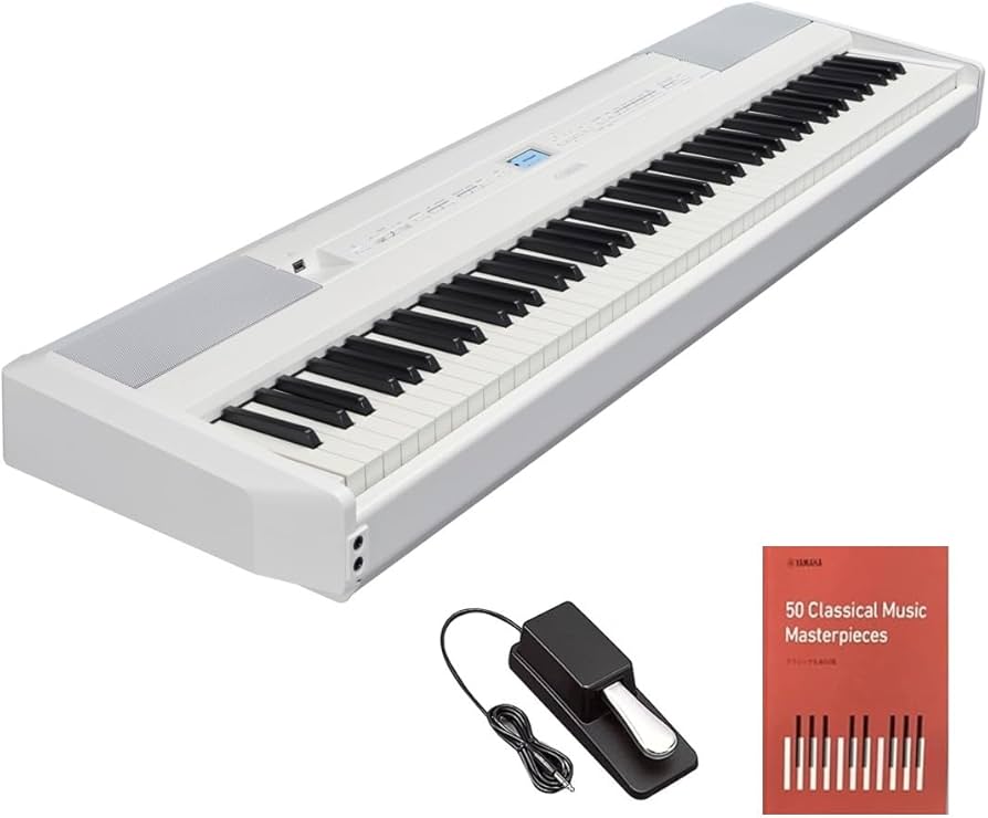 Amazon | ヤマハ 電子ピアノ P-525WH Pシリーズ 88鍵盤 木製鍵盤 本格