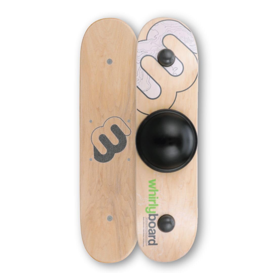 Amazon | 【360度回転する】Whirly Board バランスボード 木製 体幹