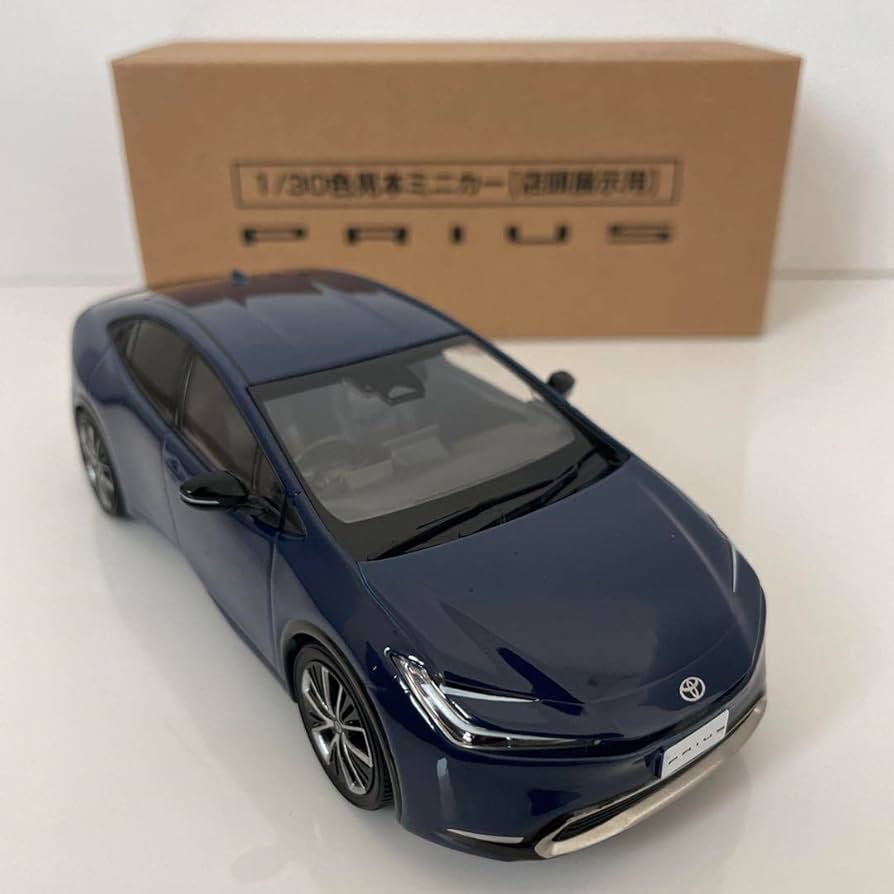 Amazon | 新型プリウス ミニカー カラーサンプル ダークブルー