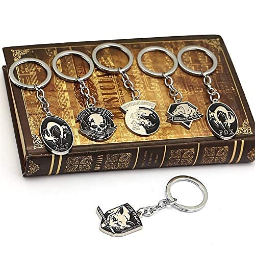 Amazon.co.jp: メタルギアソリッド5つのキーホルダーメタルキー