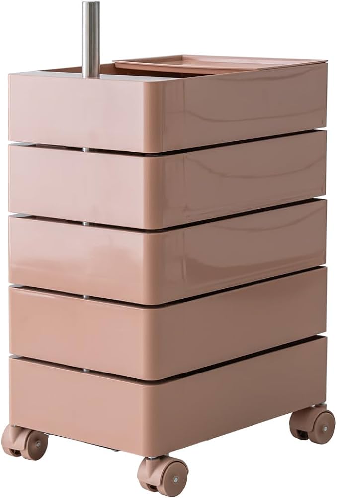 Amazon.co.jp: ワゴン キャスター付き 5段 おしゃれ 360度 回転式