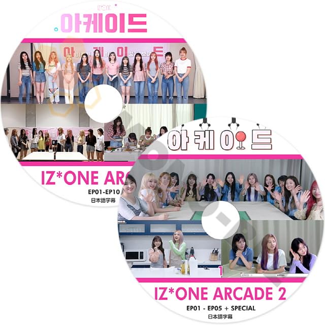 Amazon | K-POP DVD IZ*ONE ARCADE1,2 2枚SET 日本語字幕あり IZ*ONE