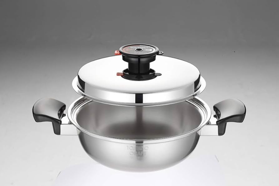 Amazon | ヨシノクラフト IH対応 両手鍋 22cm 本体10年保証