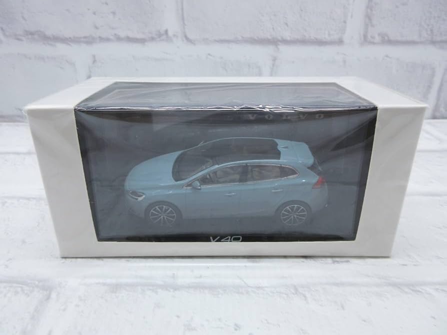 Amazon | ミニカー 1/43 ボルボ V40 アマゾンブルー ディーラー正規品