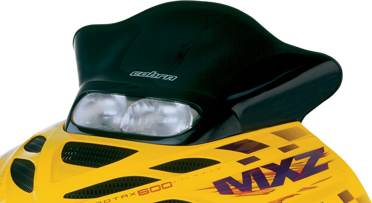 PowerMadd 13223 Cobra Windshield for Ski Doo ZX - Black - Low
