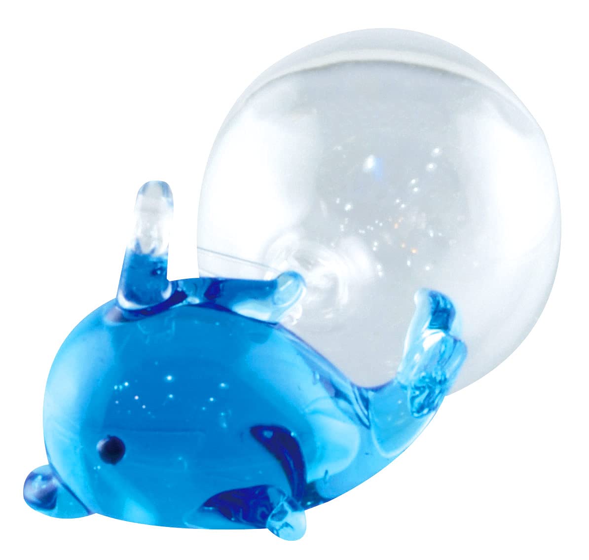 Amazon.co.jp: フォーカート かわいい手作り ガラス細工 浮玉 イルカ