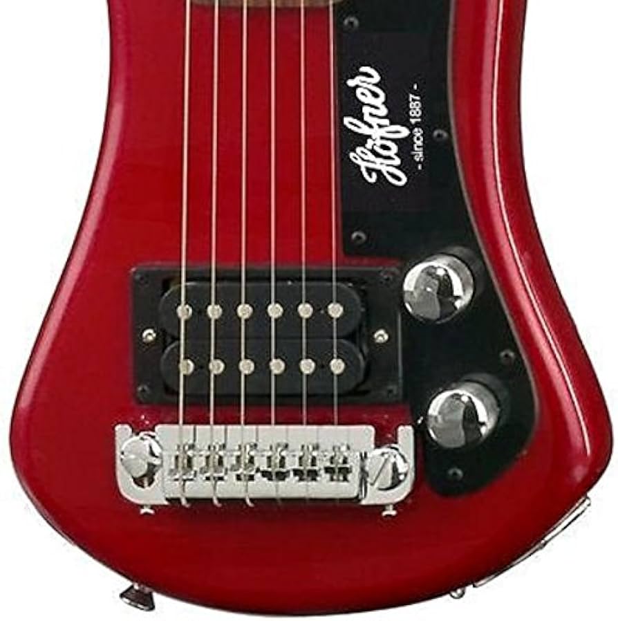 Amazon | Hofner ヘフナー Shorty Travel Guitars HCT-SH-R-O Solid