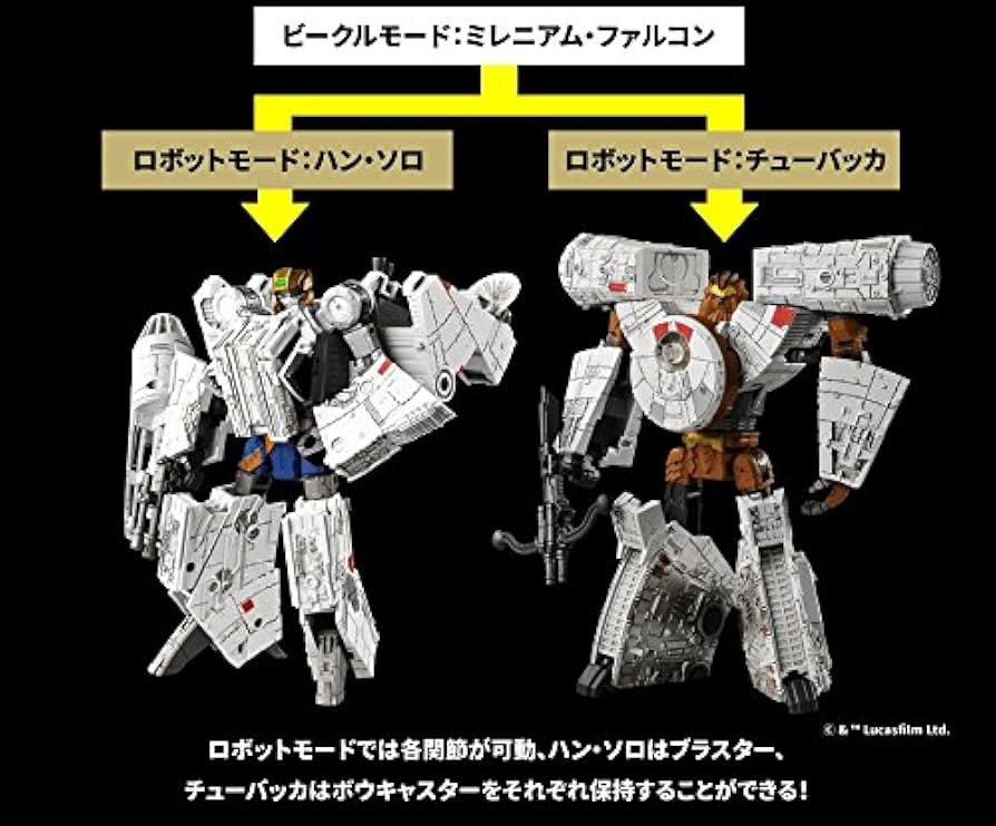 Amazon.co.jp: スター・ウォーズ トランスフォーマー 02 ミレニアム