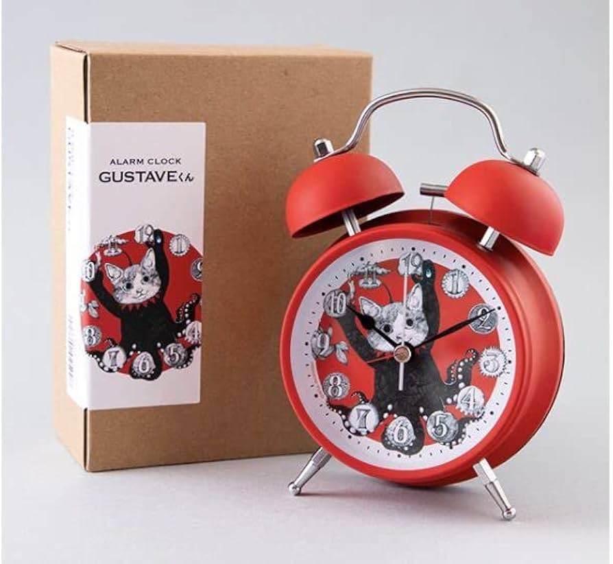 Amazon.co.jp: ヒグチユウコ ボリス雑貨店 目覚まし時計 ギュスターヴ