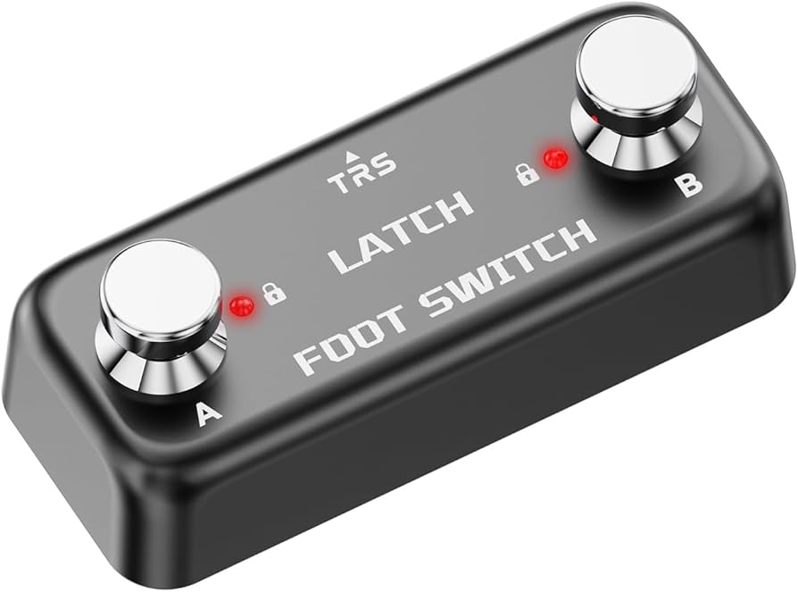 Amazon | デュアルフットスイッチラッチペダル 2ウェイペダル フット